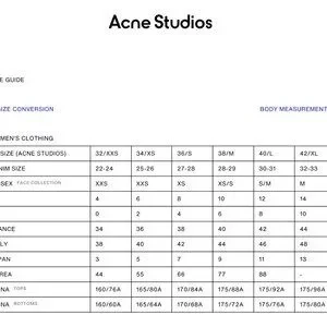 ACNE STUDIOS 1990 THIGH PATCH STRAIGHTJEANS NWT